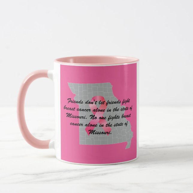Mug Breast Cancer Awareness in Missouri  (Gauche)