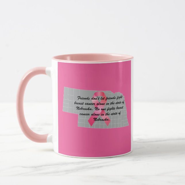 Mug Breast Cancer Awareness in Nebraska  (Gauche)