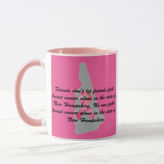 Mug Breast Cancer Awareness in New Hampshire  (Gauche)