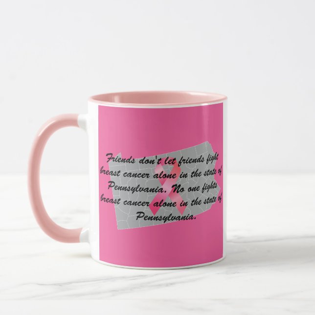 Mug Breast Cancer Awareness in Pennsylvania  (Gauche)