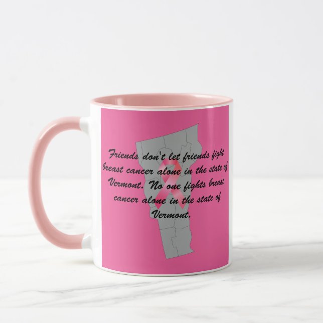Mug Breast Cancer Awareness in Vermont  (Gauche)