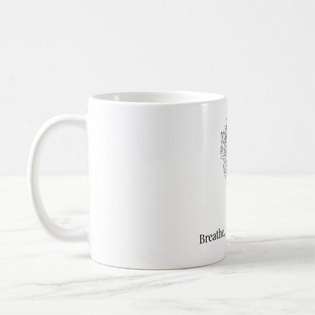 Mug Breathe, Believe, Become (Gauche)