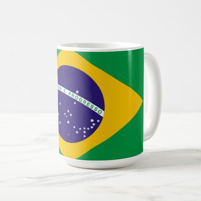 Mug Brésil : drapeau du Brésil (Devant droit)