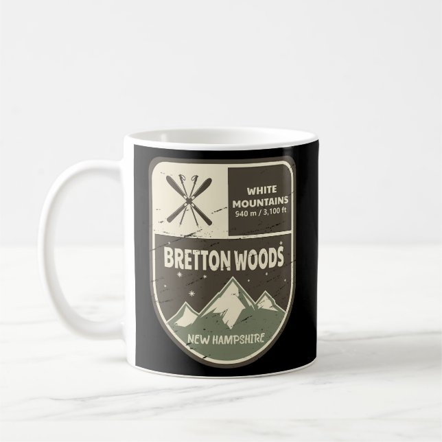 Mug Bretton Woods White Mounts New Hampshire (Gauche)