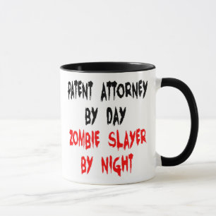 Mug Brevet avocat Zombie Slayer plaisanter