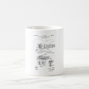 Mug Brevet de guitare stratocaster