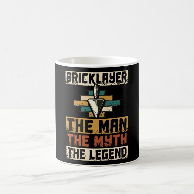 Mug Bricklayer L'Homme Le Mythe La Légende (Centre)