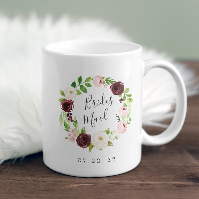 Mug Bridesmaid Blush Romance (Créateur téléchargé)