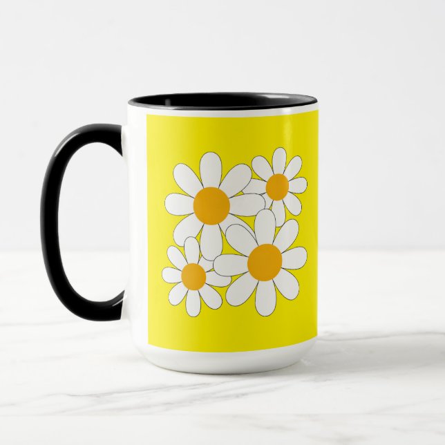 Mug Bright and Bold Daisy (Gauche)