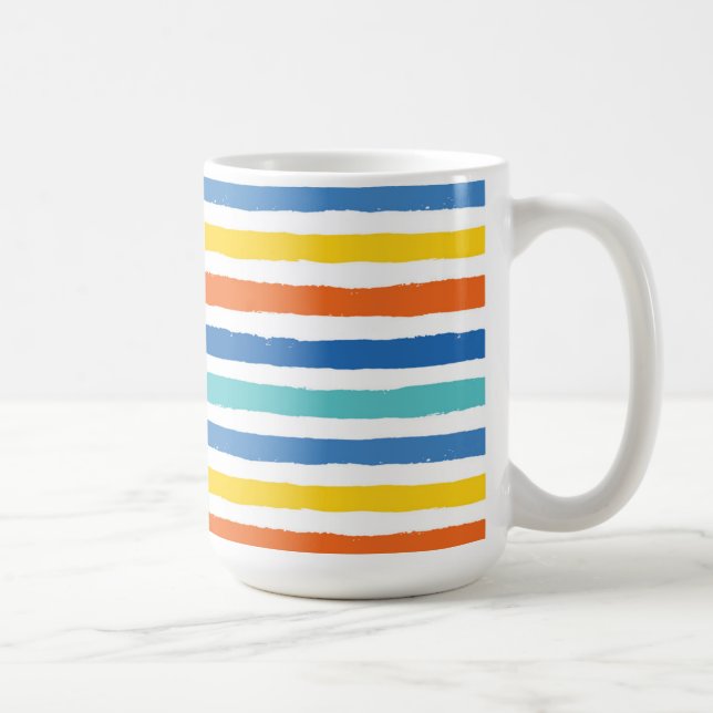 Mug Bright Beach Striped Motif (Droite)