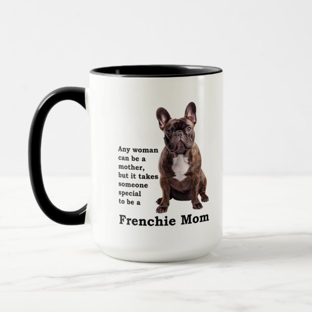 Mug Brindle French Bulldog Maman (Gauche)