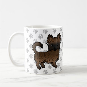 Mug Brindle long manteau Chihuahua Cartoon Chig & Patr