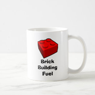 Mug Brique Construire la boue à combustible