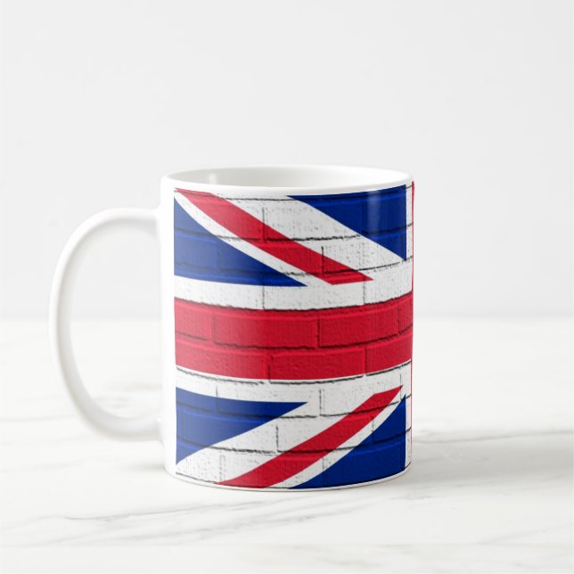 Mug Briques d'Union Jack (Gauche)