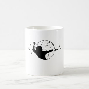 Mug Brise-coeur de volleyball