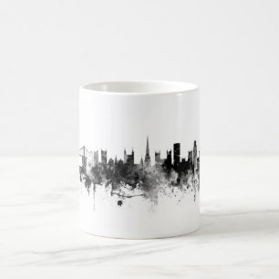 Mug Bristol Angleterre Skyline Noir Blanc