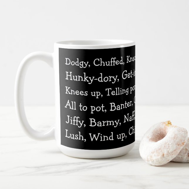 Mug British Slang (Avec donut)