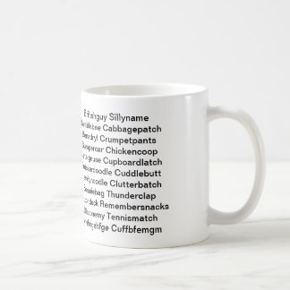 Mug Britishguy Sillyname, je veux dire Benoît