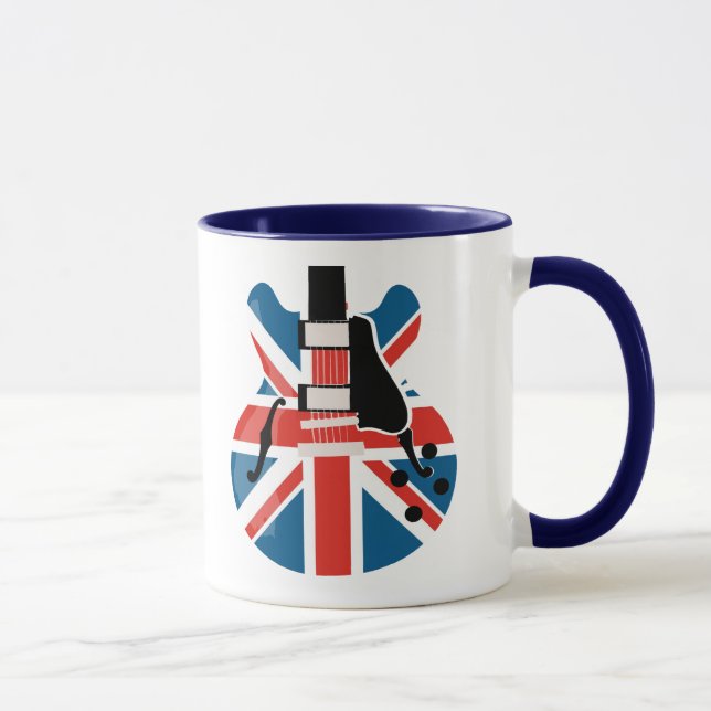 Mug Britpop Guitare (Droite)