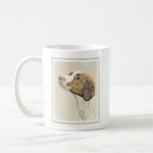 Mug Brittany Peinture - Cute Original Chien Art