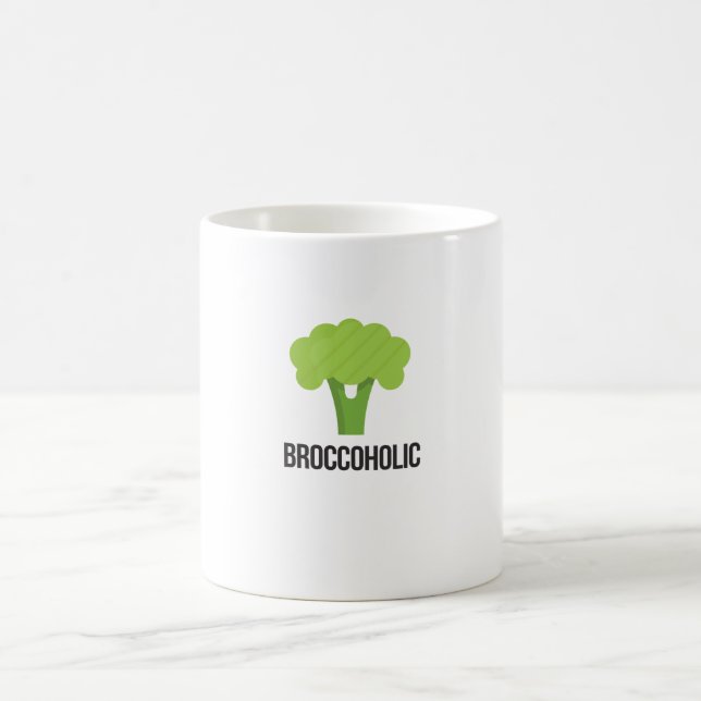 Mug Broccoholic - incontournable pour le végétalien et (Centre)
