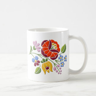 Mug Broderie de Kalocsa - art populaire hongrois