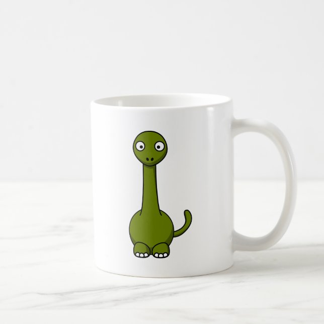 Mug Brontosaure de bande dessinée (Droite)