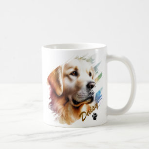 Mug Brosse pour animal de compagnie Typographie modern