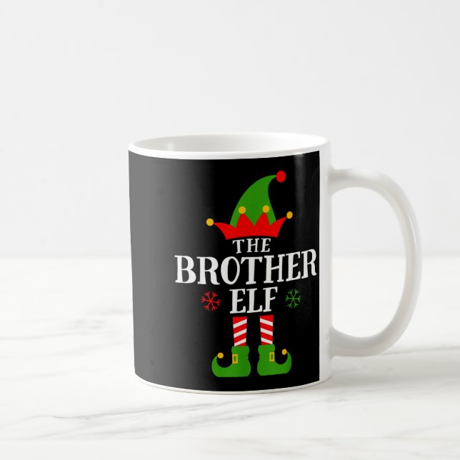 Mug Brother Elf Funny Matching Family Group Christmas  (Droite)