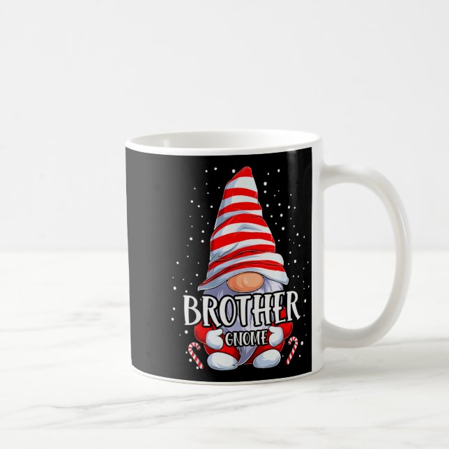 Mug Brother Gnome Christmas Pajamas Matching Family Gr (Droite)