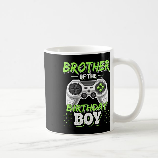 Mug Brother Of The Birthday Boy Matching Video Game Bi (Droite)