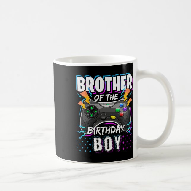 Mug Brother Of The Birthday Boy Matching Video Game Bi (Droite)