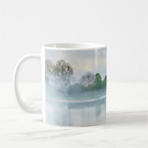 Mug Brouillard sur le lac avec votre nom