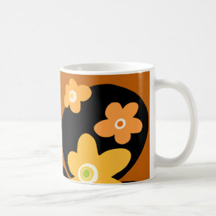 Mug Brown fleurit