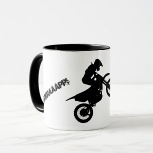 Mug "BRRRAAAPP ! "tasse de Dirtbike des textes