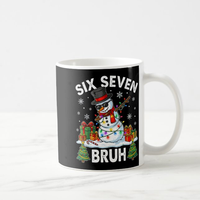 Mug Bruh 67 Six Seven Snowman Dabbing Christmas 6 7 Bo (Droite)