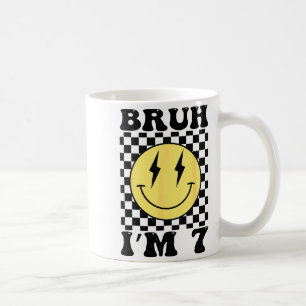 Mug Bruh Im 7 Sept Ans Anniversaire Sourire Visage 7èm