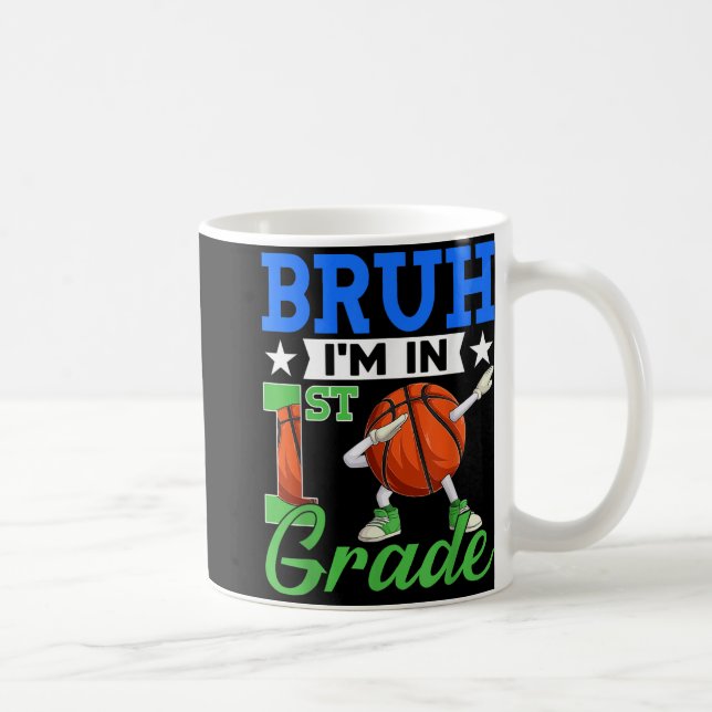 Mug Bruh Im En Basketball De 1Ème Année Retour À L'Éco (Droite)