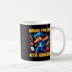 Mug Bruh je suis en 4e année Dabbing Boys Kids Gamer C