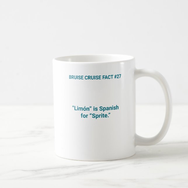 Mug Bruise Cruise Fait N° 27 : Limón (Droite)