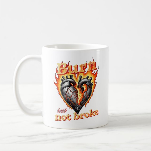 Mug Brûlé Mais Pas Cassé (Gauche)