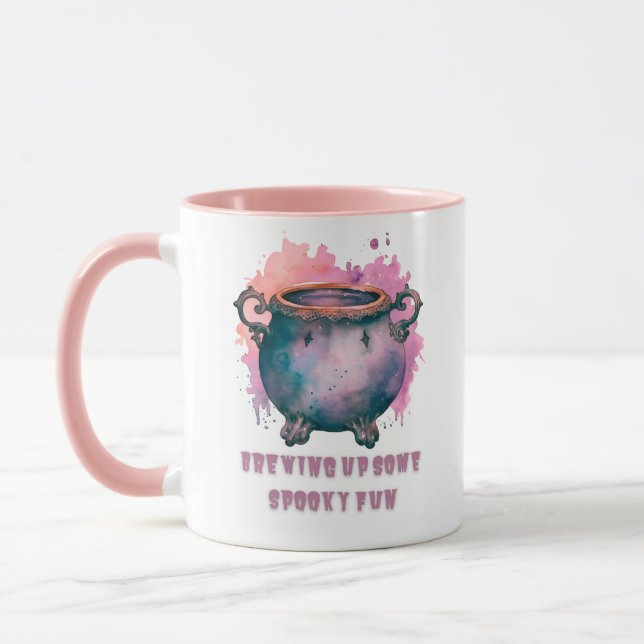 Mug Brûler Un Éffrayant Cauldron Halloween (Gauche)