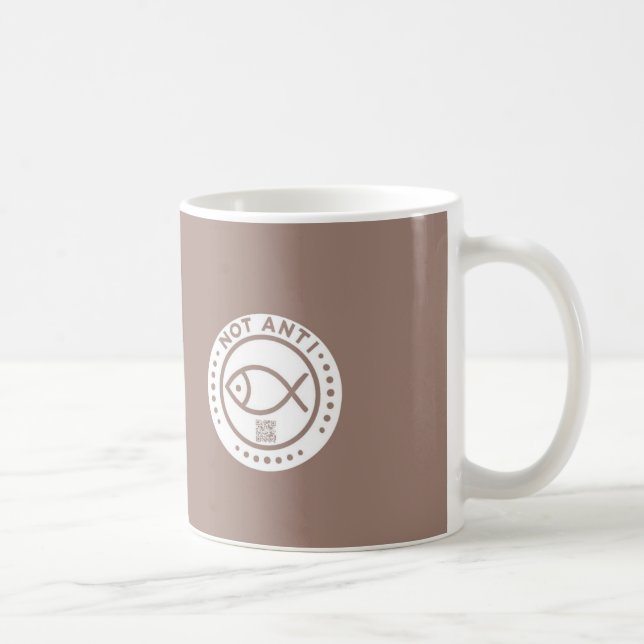 Mug Brun en cuir Pas anti poisson muqueuse (Droite)