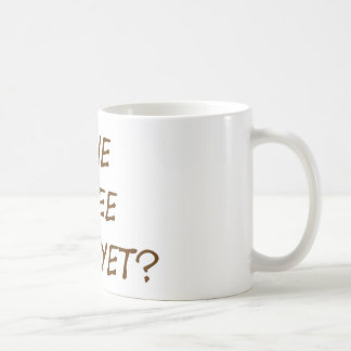 Mug brun prêt de café