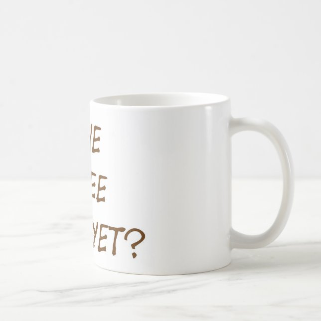 Mug brun prêt de café (Droite)