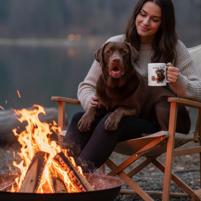 Mug Brune ''Morning Tea with My Labrador '' (Créateur téléchargé)