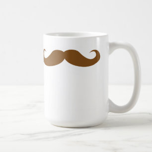 Mug Brunette Mustache