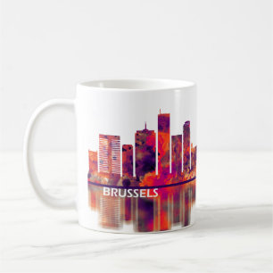 Mug Bruxelles Belgique Skyline