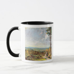 Mug Bruyère de Hampstead regardant vers la herse, 1821