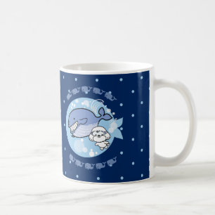 Mug Bubbly nage avec la baleine